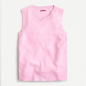 J. Crew Cashmere Crewneck Sweater Shell in Lavender Blush, Size XS